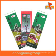 3 Sides Seal Al Pouch For Tea Packaging With Flexible Printing